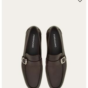 Salvatore Ferragamo Men's Caspian Black Loafers
